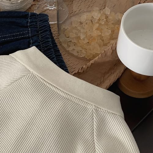 Basic Sweatshirts for Boys Girls Fashion Button Down Lapel Long Shirts Casual Loose Fit Outdoor Sports Outfits2