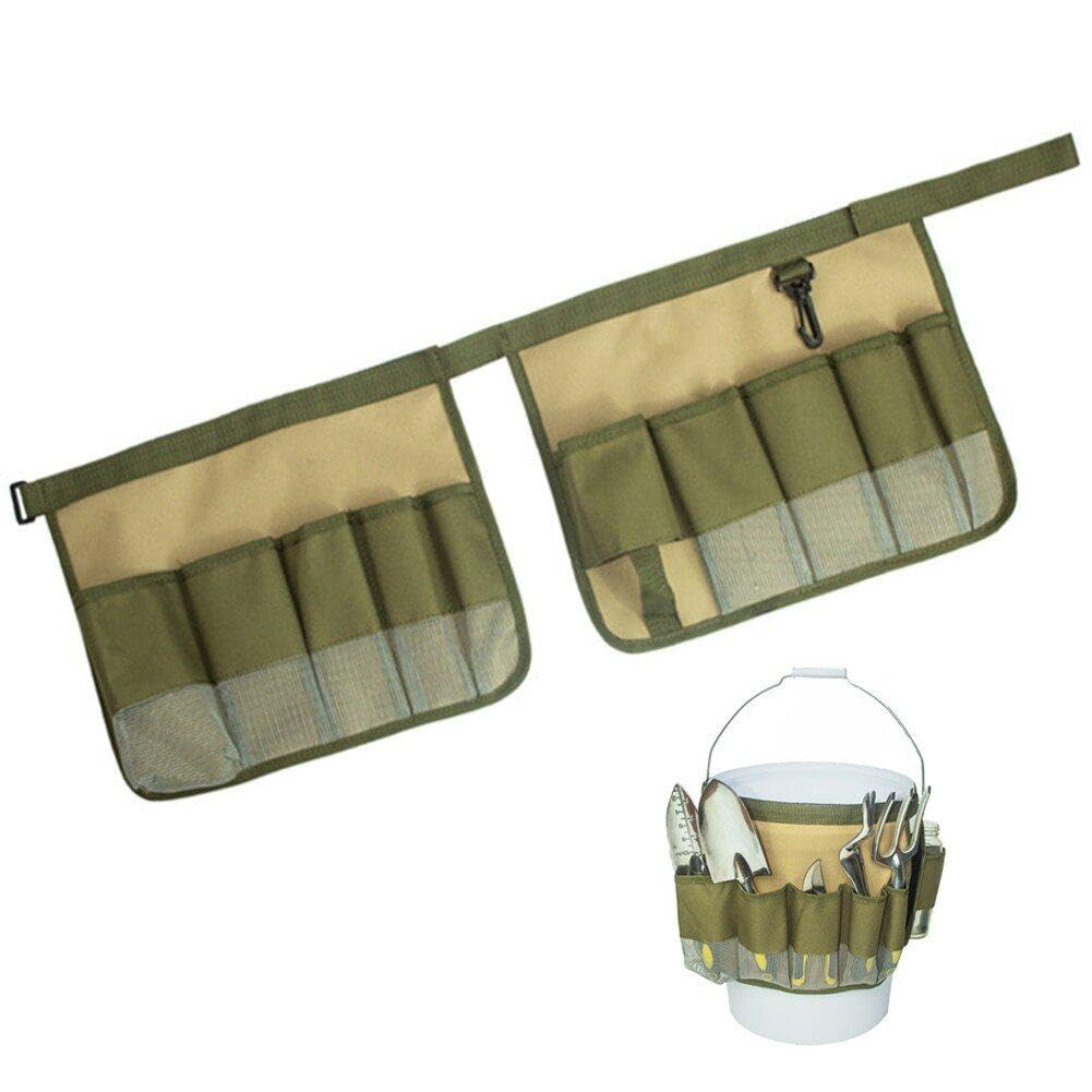 Haowul Garden Tool Bag Oxford Fabric Garden Bucket Bag for Gardening Tool Kit Tools