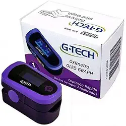 G-Tech Oxímetro De Pulso Portátil Modelo Oled Graph