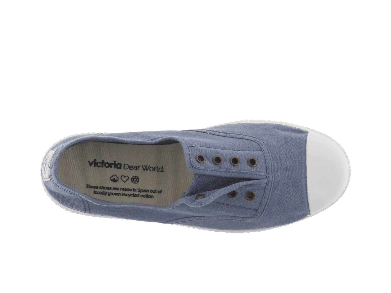 victoria Zapatillas 1915 Lona Tintada DREC & Elástico Central & Refuerzo Puntera 106623 para Mujer