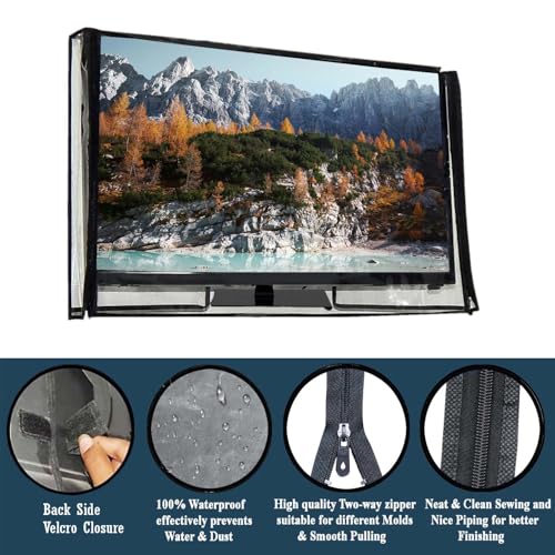 Image of Great Fashion 2 layer dust proof smart LED LCD TV cover for 43 inch LED /LCD TV (GF CLEAR LED43 BA049)