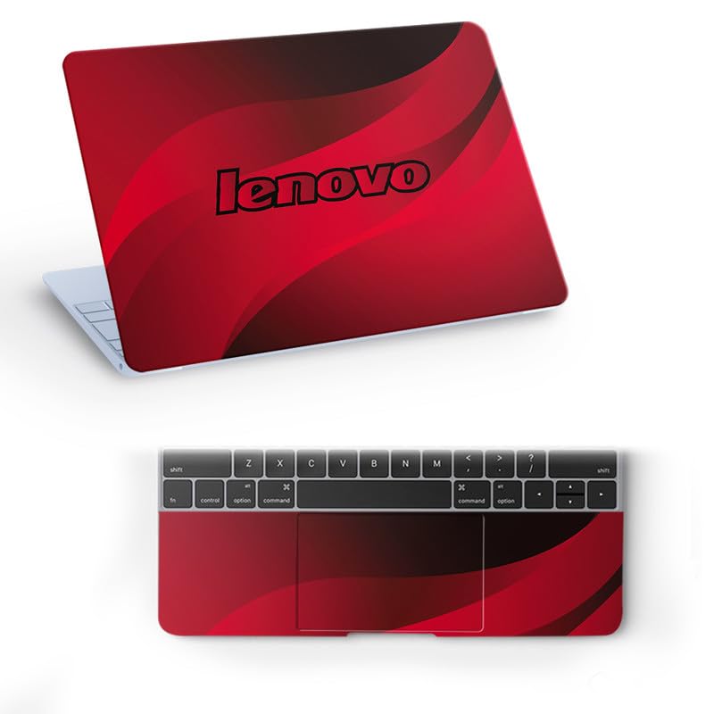 Lenovo D25 Full Vinyl Laptop Skin/Sticker/Cover for 14 Inches Laptops Laminated-Removable-HD Quality Compatible for Lenovo (13.8x9.6 Inches)