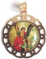 Vista 16 de SIFRIMANIA Cadena de medalla religiosa católica chapada en oro para niños y mujeres