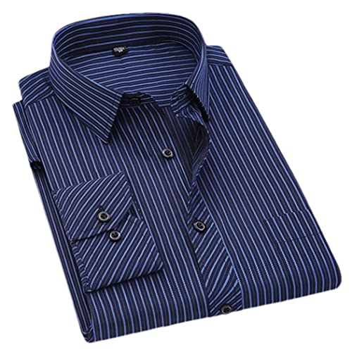 Chemise à manches longues homme keusyoi coupe ajustée grande taille