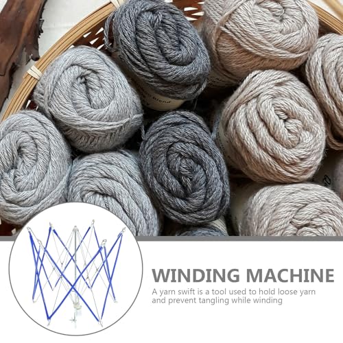 Bobinadora de hilo manual para tejer en casa tus proyectos de crochet de forma cómoda 8