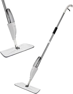 Floor Cleaning Spray Mops | Spray Mop with Washable Pads and Refillable Bottle - Wet Dry Mop Dust Mops for Hardwood Laminate Vinyl Ceramic Tile Floor Cleaning, Wood