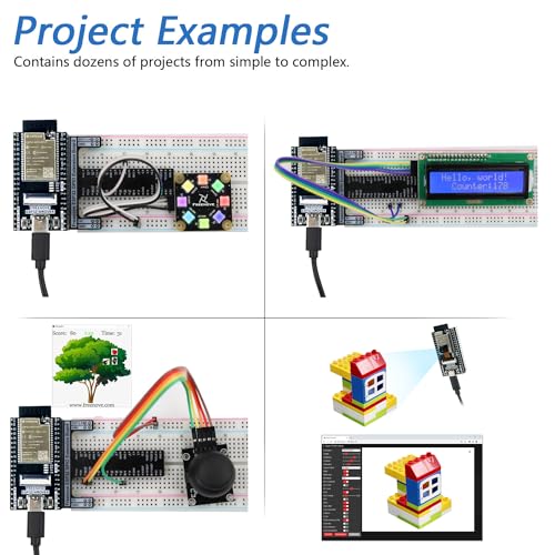 Freenove ESP32 Kit Dev CAM Board Ultimate Starter Kit, Dual-core 32-bit 240 MHz Microcontroller, Onboard Camera WiFi+BT - Image 4