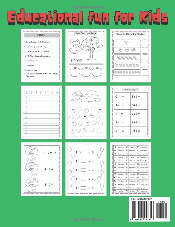 Early Learners Math Activity Book: Educational fun for kids - Image 2