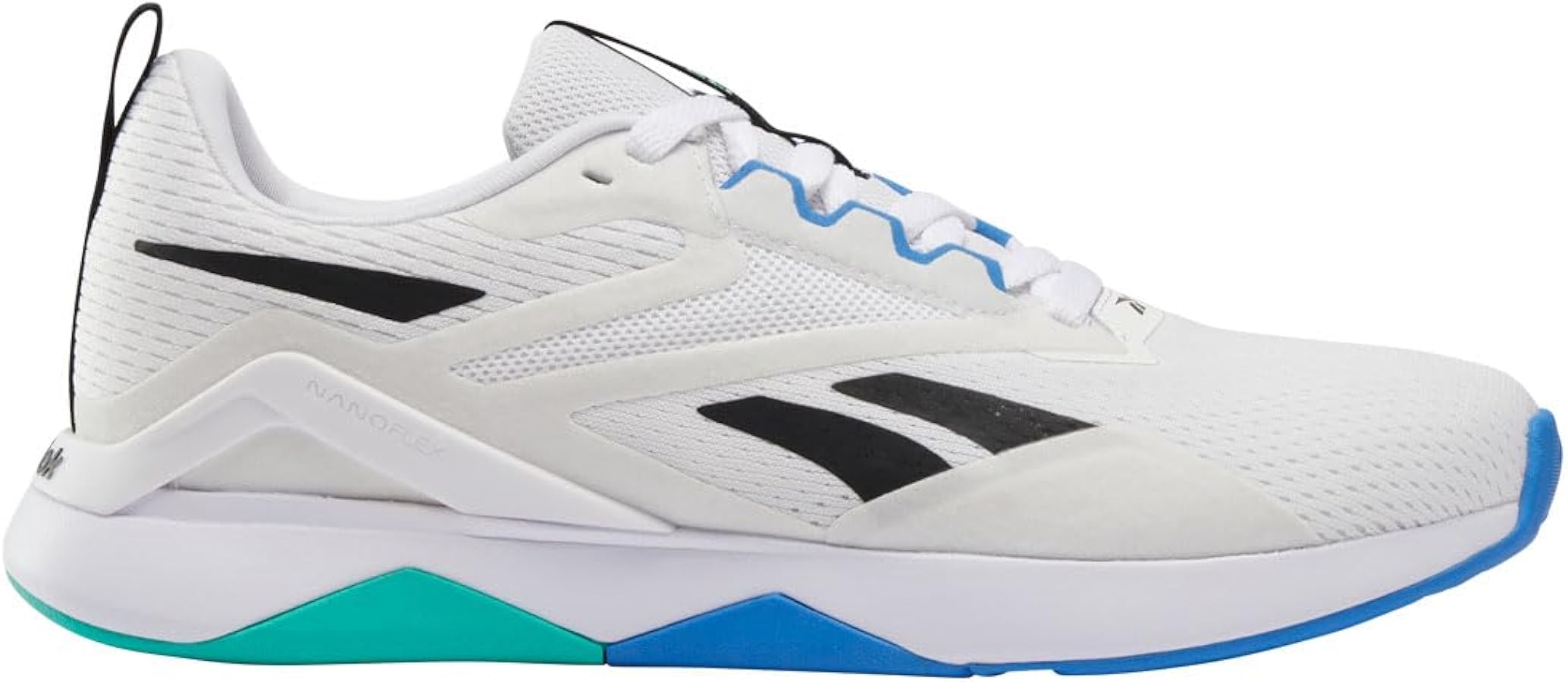 Reebok NANOFLEX TR 2 Footwear White/Black/Unleashed Green Male