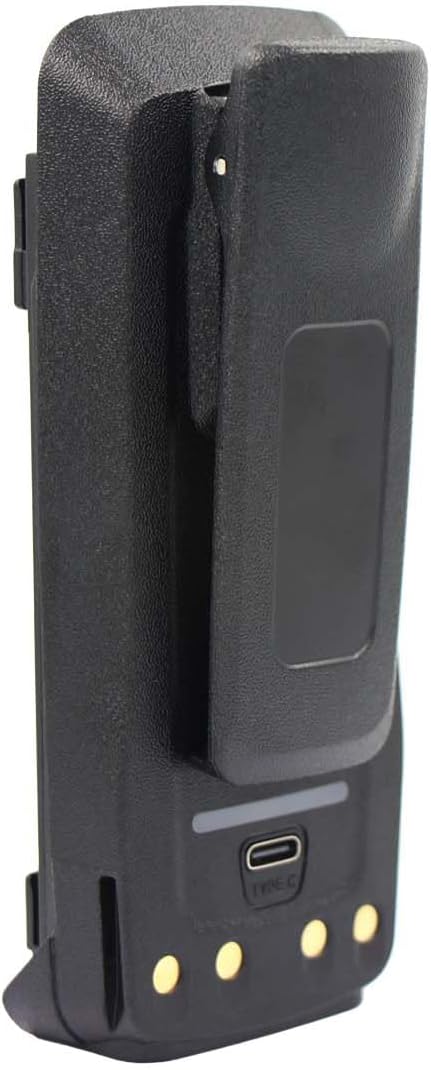 Type-C Battery Replacement Compatible with Motorola XPR6550 XPR6500 XPR 6580 XPR 6300 XPR 6350 PMNN4066 PMNN4069 PMNN4077 Radio 7.4V 3350mAh