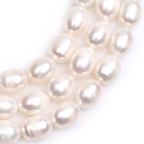 Miniatura 8 de Cuentas de perlas cultivadas de agua dulce para hacer joyas, piedras preciosas semipreciosas 8-9x10-0.433 in 15" JOE FOREMAN, Piedra