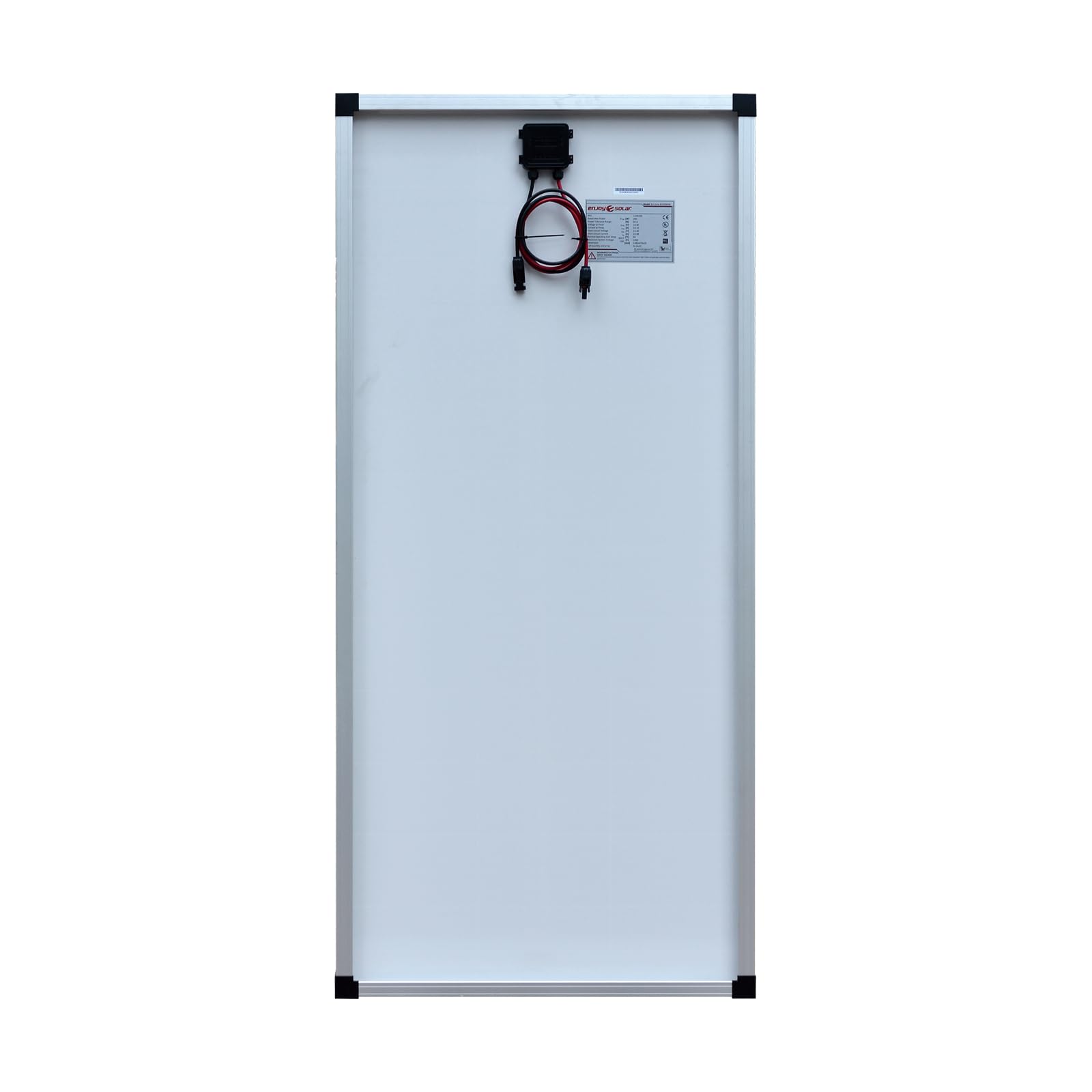 enjoy solar® 200W 12V Monokristallines Solarmodul, PERC 9BB - Solarpanel ideal für Wohnmobil, Balkonanlage, Gartenhäuse, Boot