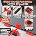 Heavy Furniture Movers with Wheels – Heavy Furniture Mover Tool Set 220 Lbs Capacity, 11.9
