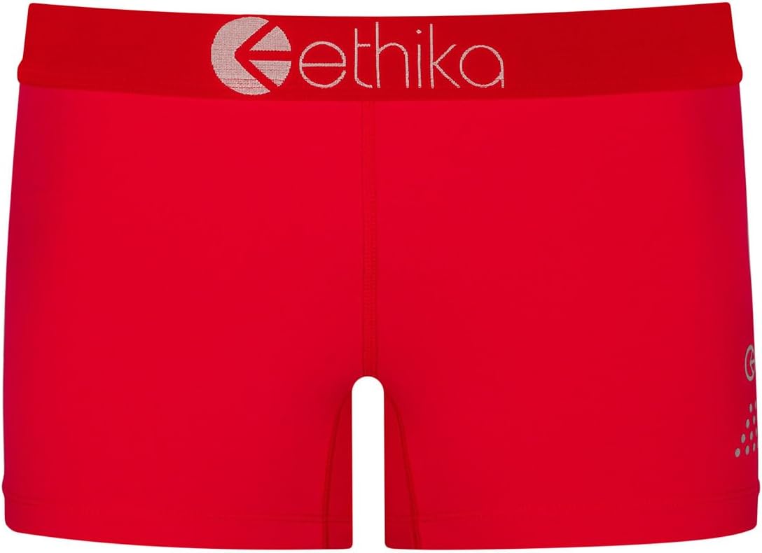 Ethika Girl's SubZero Staple Brief | Neon Red - Image 2