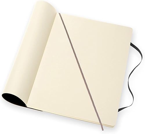 Miniatura 4 de Moleskine Cuaderno clásico de papel liso, tapa blanda y cierre elástico, tamaño A4, 8.3 x 11.7 in, color negro, 192 páginas