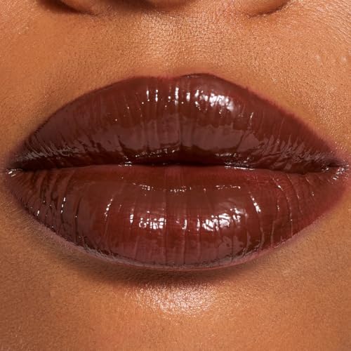 Image of Revolution Pout Lip Gloss Stick - Chocolate Ganache | Juicy Tint with Glossy Balm Finish | Moisturizing, Lightweight & Non-Sticky | Vegan & Cruelty-Free | 3g