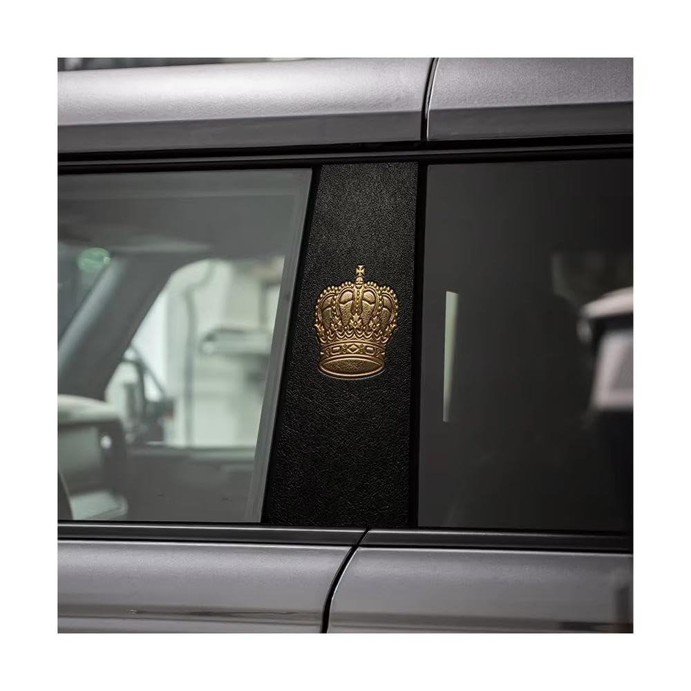 Bertdcx One Color Door Pillar Window Trim Anti Scratch Sticker Crown Glossy Material Protective Film Auto Parts