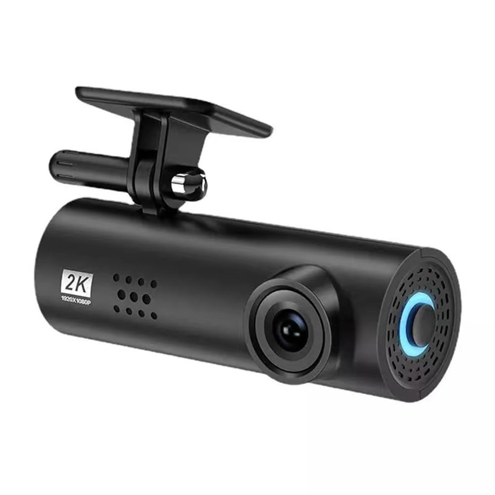Enregistreur de Voiture Enregistreur de Conduite de Voiture Enregistreur Vidéo DVR pour 24 Heures de Surveillance du Stationnement avec GPS WiFi Enregistrement en Boucle Vision Nocturne