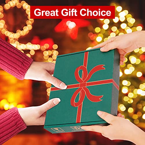 Iziddo Christmas Picture Frame 8X10, Winter Christmas Decorations Gifts, Green Glass Photo Frames Display Vertically Or Horizontally Only For Tabletop (Pack Of 2, Green) #TOP5