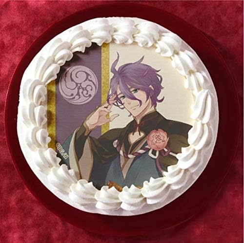 Amazon 歌仙兼定 通常柄 紋入りフォーク付き 刀剣乱舞 ホールケーキ 5号 4 6人分 プリロール ケーキ 洋菓子 通販