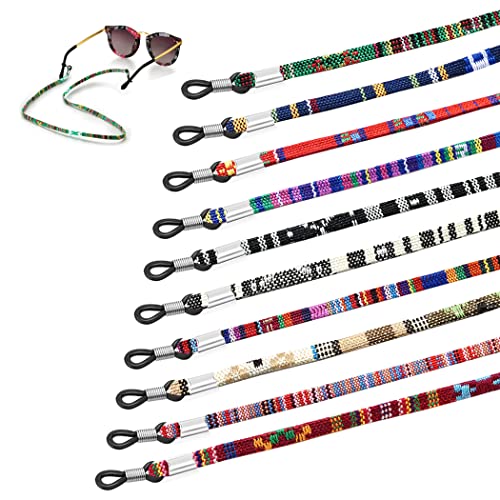 Borsgye Lot de 6 cordons colorés pour lunettes Cover