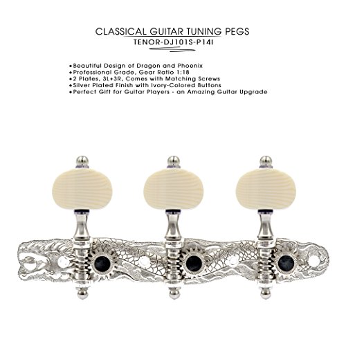 DJ101SP14I TENOR Classical Guitar Tuners"Dragon and Phoenix