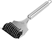 Vista 7 de 2 rodillos de pasta, cortador de masa de pasta, rodillo de celosía con mango cómodo, herramienta de cocina para hacer espaguetis