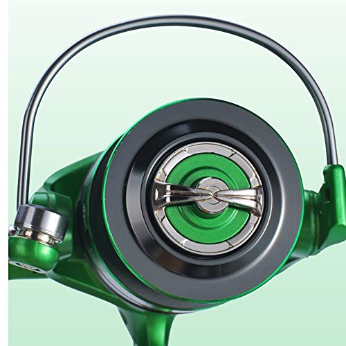 Roue de pêche métallique rouge moulé pour matériel de lancer - 7