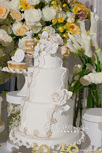 Anyana Cake Edible Sugar Swag Lace Silicone Border Mould Cake Fondant Impression Gum Paste Mold For Sugar Paste Wedding Birthday Cupcake Decorating Topper Decoration Sugarcraft Decor #TOP2