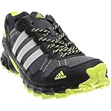 adidas Men's Rockadia M Trail Running Shoe, Dark Grey/White/Electricity, 9.5 M US