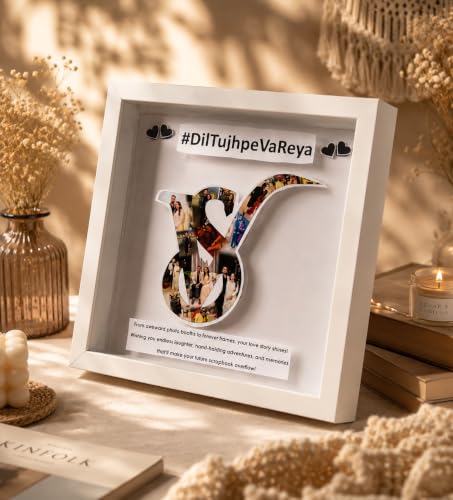 Image of HBH Personalized 3D Photo Frame Customized Home Display Keepsake