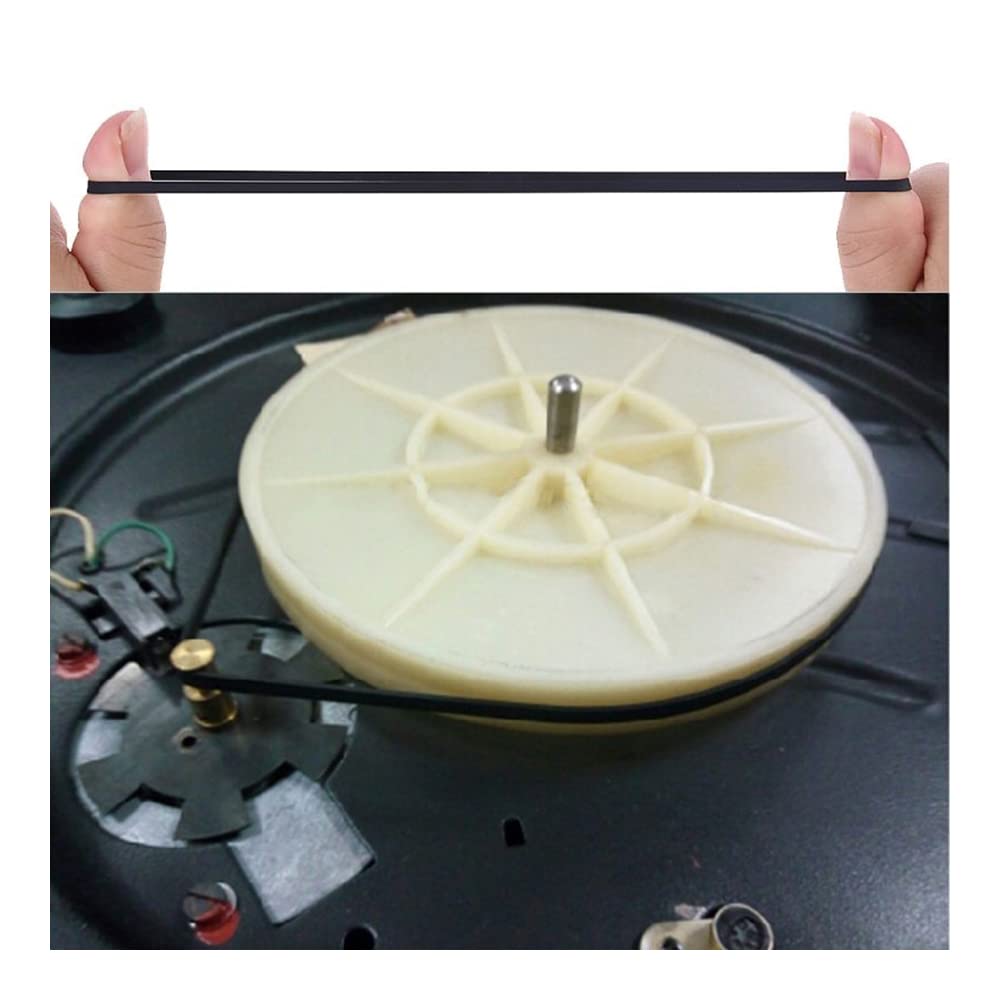  1 PCS 4mm Width Replaced Turntable Belt Rubber Flat Drive