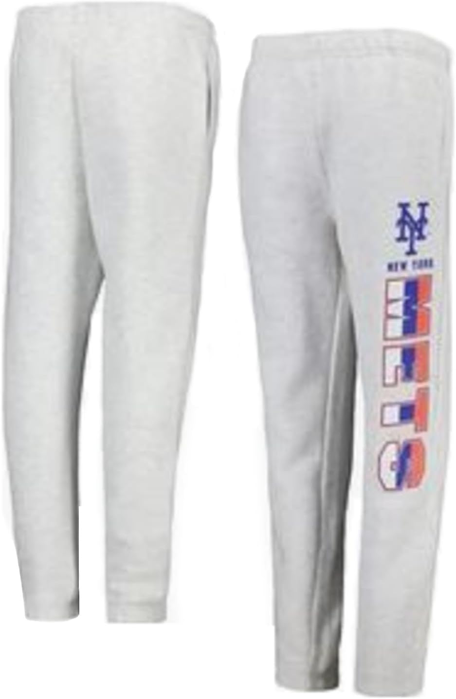 New York Mets Gametime Youth Size Large 14/16 Sweatpants - Ash Gray