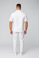 Vista 5 de STACY ADAMS Conjunto de camisa y pantalón de lino para hombre