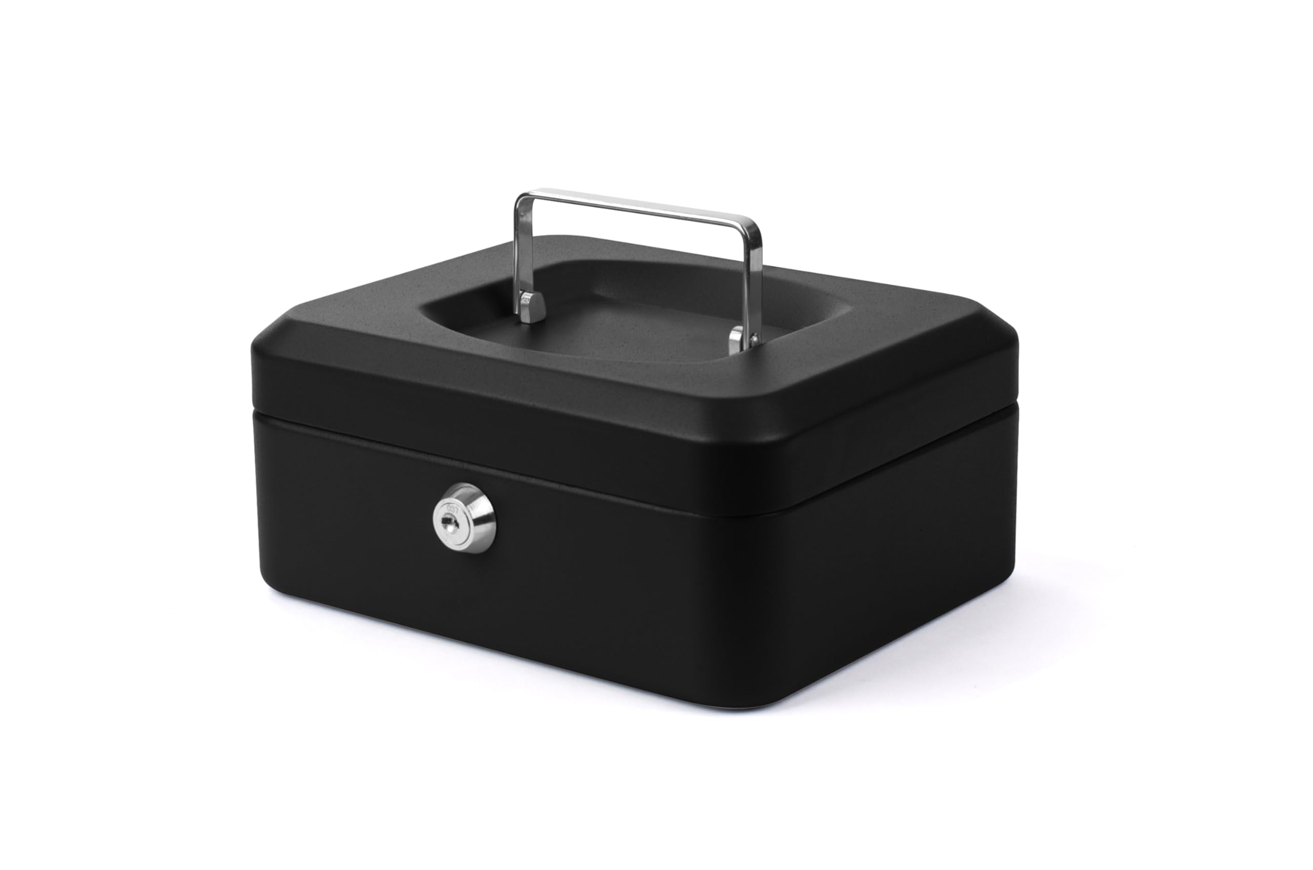 PAVO 8011834 8 inch Cash Box - Black