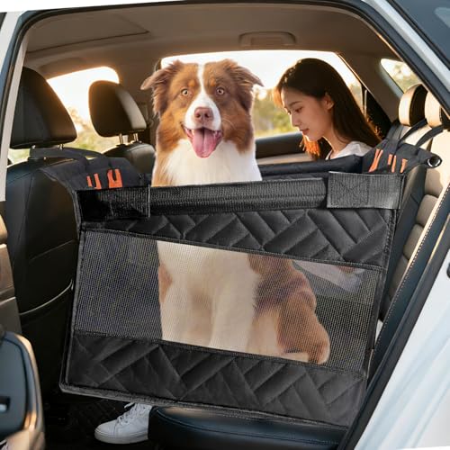 Amazon.co.jp: ペットドライブボックス 犬 ドライブシート 後部座席用