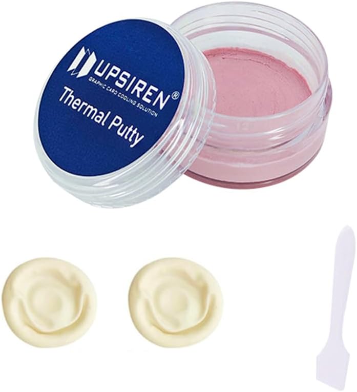 UTP-6 12.8w/mk Thermal Putty for VGA GPU IC Processor Rapid Cooling Thermal Pad Replacement Heat Blocking Putty High Performance (10g)