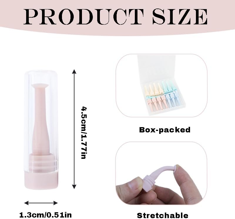 Miniatura 2 de 16 piezas de herramientas de extracción de lentes de contacto duras para RGP y lentes esclerales Juego de insertador de émbolo de ventosa