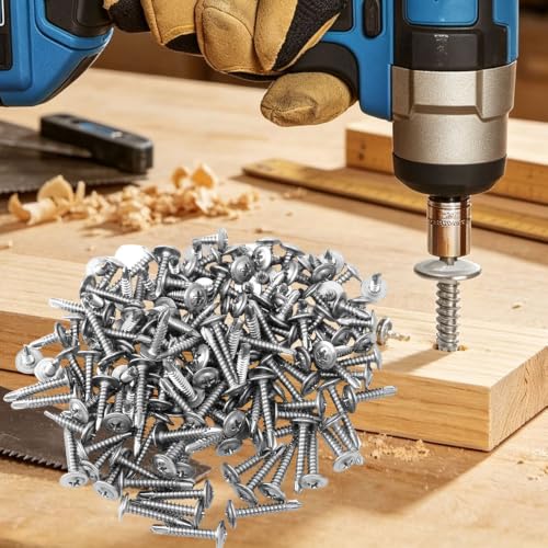 40 tornillos autoperforantes de acero inoxidable, 13 mm miniatura 1