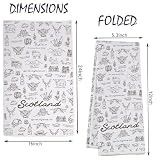 Scotland Kitchen Towel Edinburgh Gift Scotland Travel Gift Scotland Souvenir Merch (Scotland towel)