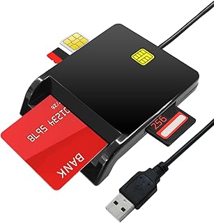 シズカウィル ICカードリーダー マイナンバー対応 カードリーダー マイナンバーカード 電子申請 確定申告 e-Tax 対応 電子申告 接触型 USBタイプ USB接続 SDカード SIMカード ブラック 1個入り