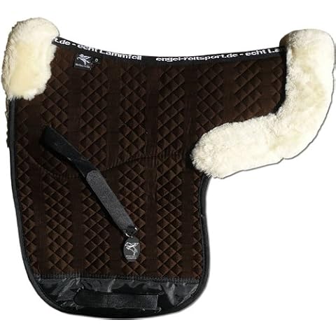 Engel Reitsport Lammfell Satteldecke SADEK2-D-MOC-MED Fell in Sattellage Cover