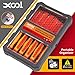 XOOL 6PCS 1000V Insulated Precision Electrician Screwdrivers Set, Slotted and Phillips Magnetic Tip, Chrome Vanadium Steel, VDE & GS Certified for Safe Electrician Repair
