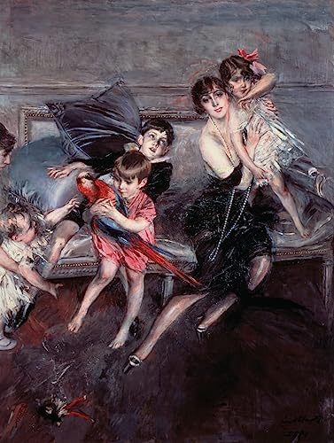 Image sur toile Giovanni Mme Edwards pour réchauffer l'ambiance d'un salon familial et accueillant