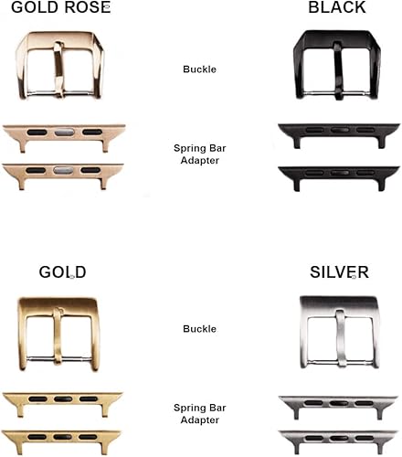 Miniatura 3 de Handdn Bands Compatible with Apple Watch Band 49mm 45mm 44mm 42mm 41mm 40mm 38mm Men Woman Alligator Leather Wristband Replacement Band Compatible