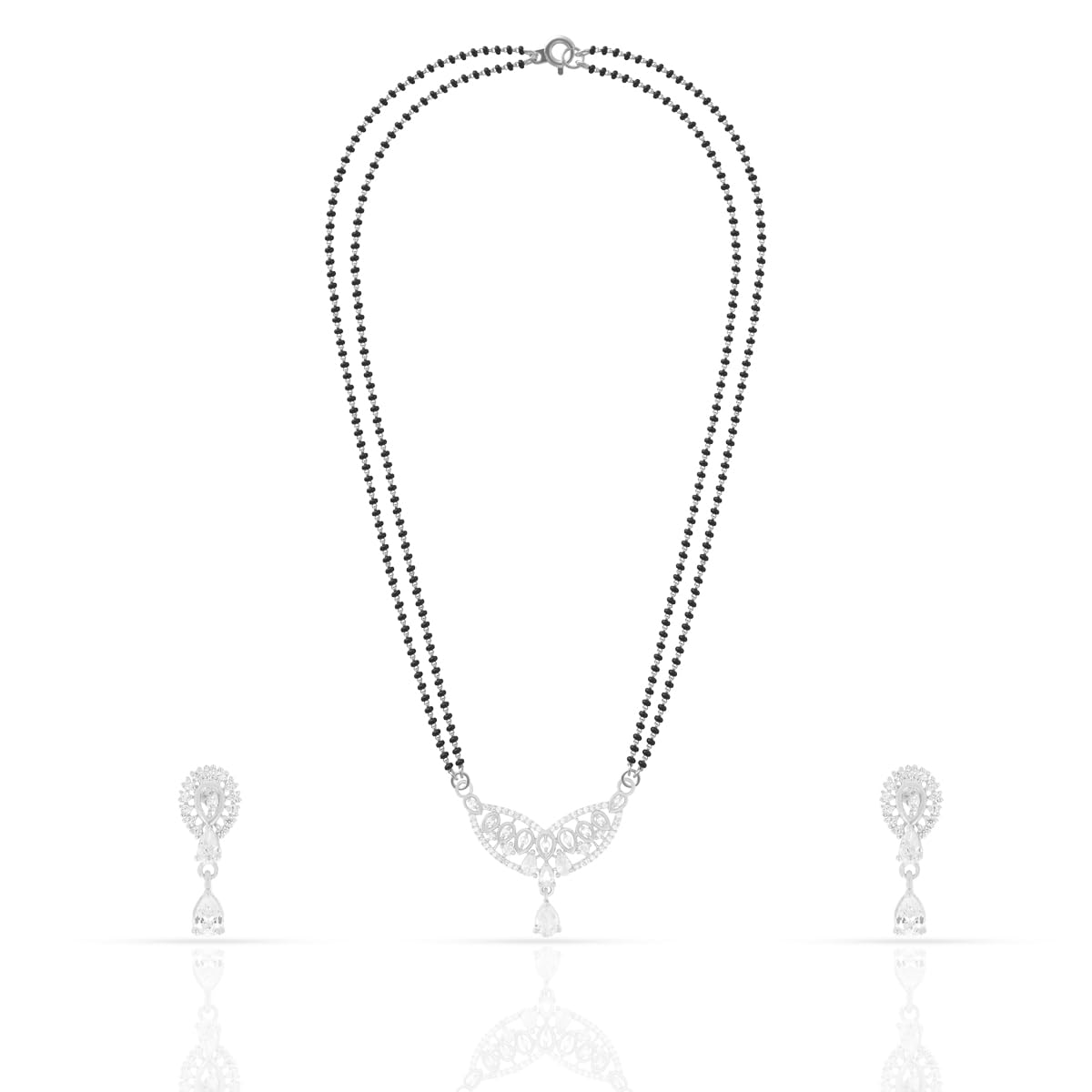ANAYRA Pure Silver Mangalsutra Set For Women 925 Silver Jewellery, For Wife, Simple Mangalsutra Set For Daily Use, Pure Silver Jewellery, Mangalsutra Set, Design-1 (B0CXTK52R1) Amazon Price History, Amazon Price Tracker