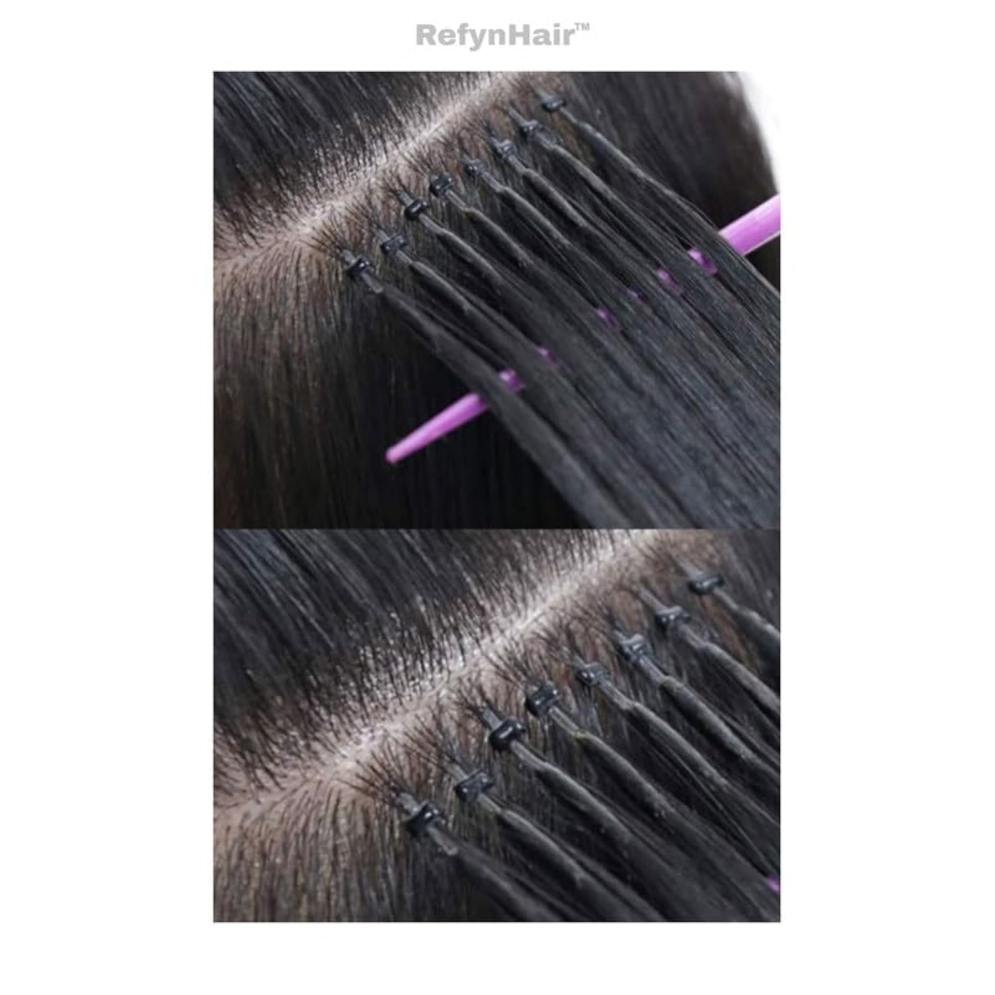 Nano Tip Permanent Hair Extensions, 24 Inch Natural Looking