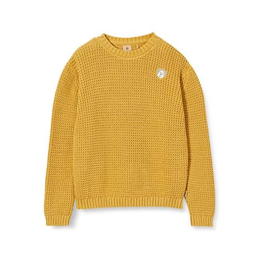 bellybutton mother nature & me Pullover Suéter pulóver, Aceite Amarillo | Oliva, 122/128 para Niños