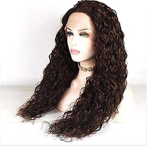 Perruque bouclée brune 20 pouces idéale pour sublimer vos soirées et événements - 4