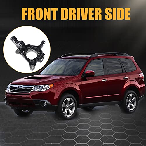 698-137 Front Suspension Steering Knuckle Left Side Compatible With 2005-2014 Subaru Forester, Impreza, Legacy, Outback, Wrx, Xv Corsstrek Replaces 28313Ag010, 28313Ag03B (Driver Side) #TOP4